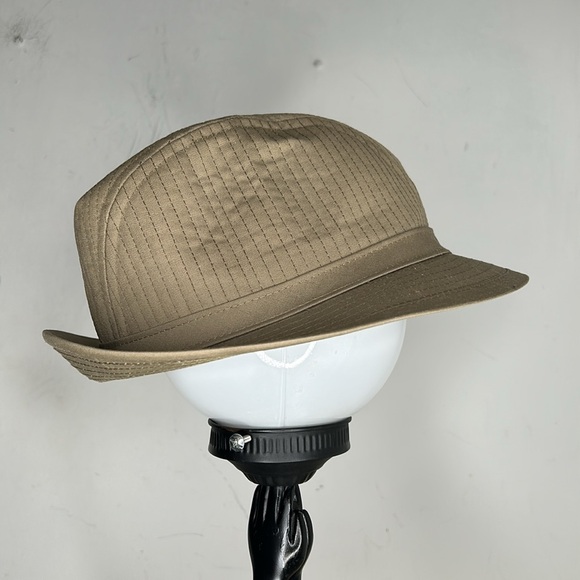 Stetson Equalizer Hat Fedora Mens Sz M British Tan - Picture 2 of 7